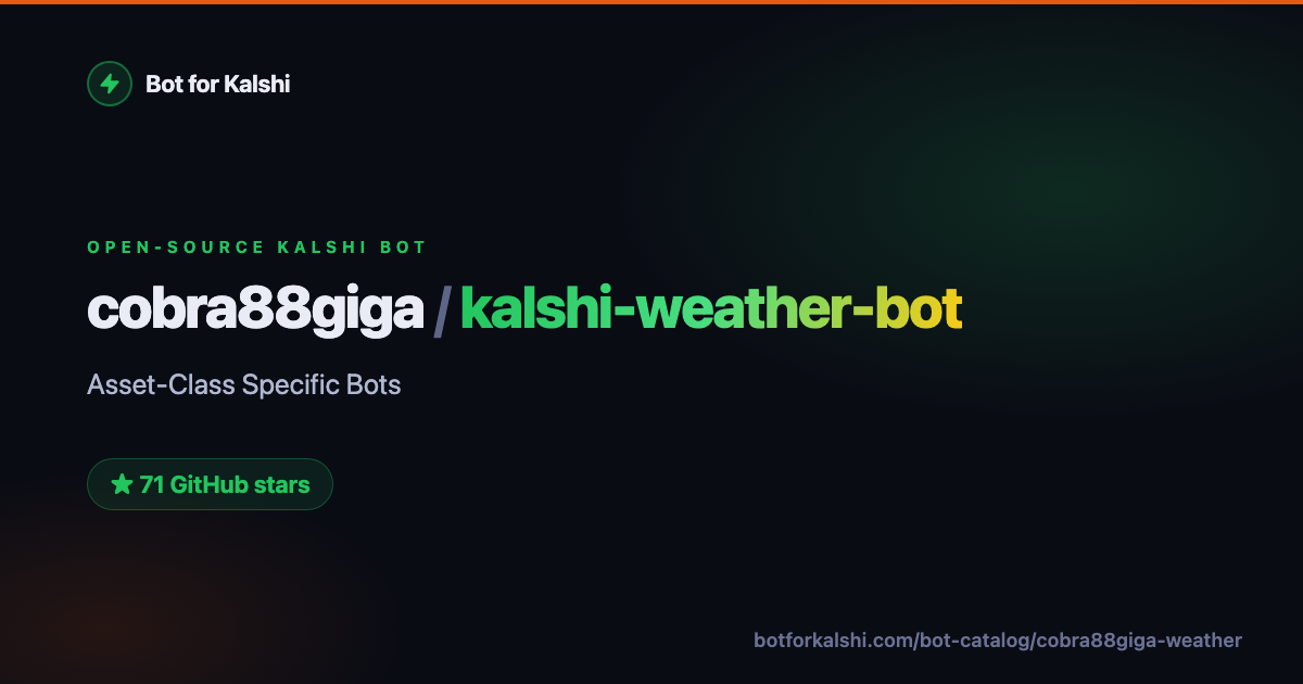 cobra88giga / kalshi-weather-bot | Bot for Kalshi